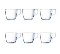 Luminarc Nuevo Caja 6 Tazas Vidrio 22cl Sodo Apto Microondas Apto Frigorífico Reciclable
