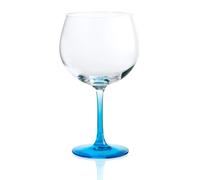 LUMINARC COMBINADO Set 6 Copas Combinado Vidrio Pie Color 71,5 zul Brillo Fabricado en Francia Reciclable