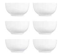 Luminarc Diwali Set 6 Boles Opal 14,5CM Blanco Brillo Francia Reciclable White 14.5cm