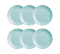 Luminarc Diwali Turquesa 6 Plato Postre Opal Apto Microondas Apto Frigorífico Reciclable