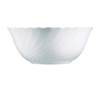 LUMINARC TRIANON Ensaladera Opal 24CM Blanco Brillo Fabricado en Francia Reciclable