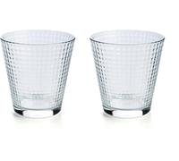 Luminarc Lina - Set 6 vasos forma baja 25 ptos para lavavajillas, vidrio (Paquete de 2)
