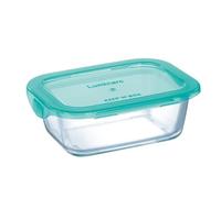 Luminarc Keep'n Lagon Recipiente Rectangular Vidrio Con Tapa 20,5x115,1x6,36cm - 122cl Sodo Apto Microondas Apto Frigorífico Reciclable