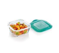 Luminarc Keep'n Lagon Recipiente Cuadrado Vidrio Con Tapa 14,9x14,9x5,76cm - 76cl Sodo Apto Microondas Apto Frigorífico Reciclable