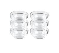 Luminarc Serie Empilable - Juego de 6 cuencos de 6 cm apilables en diseño atemporal, vidrio, transparente, 9 cm