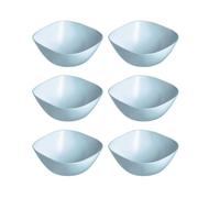 Luminarc Set de 6 boles Carine Paradise Az de vidrio opal 14 cm