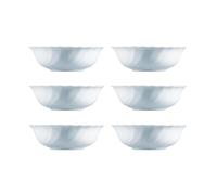 Luminarc Set de 6 boles Trianon de vidrio opal 16 cm