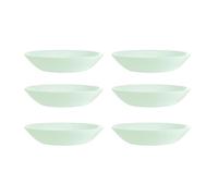 Luminarc Set de 6 platos hondos Diwali Paradise de vidrio opal 20 cm