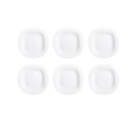 Platos Carine Luminarc - Juego de 6 - Hondos, Llanos y Postre - Vidrio Opal en Varios Colores