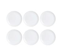 Luminarc Set de 6 platos llanos Diwali de vidrio opal 25 cm