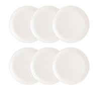Luminarc Set de 6 platos llanos Diwali de vidrio opal 27 cm