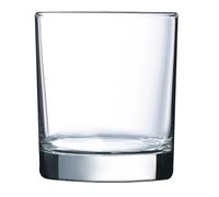LUMINARC ISLANDE Set 6 Vasos Bajos Vidrio 30CL Transparente Brillo Fabricado en Francia Reciclable
