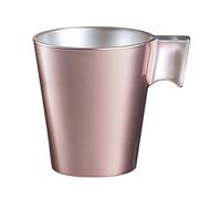 LUMINARC Taza 22 Flashy LONGO Rosa T Lum Tazas de Desayuno, Acero Inoxidable, Multicolor
