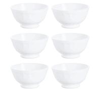 LUMINARC TRIANON 6 Tazon Bol Opal 13CM Blanco Brillo Fabricado en Francia Reciclable