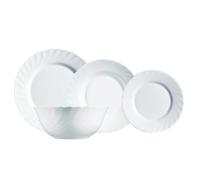 Luminarc Trianon Vajilla Opal, Juego de 19 piezas