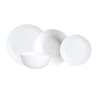 Luminarc 9226440 - Vajilla opal de 19 piezas platos + ensaladera Blanca