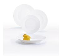Luminarc 9123270 - Vajilla opal Harena de 18 piezas Blanca
