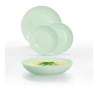 Luminarc 5428363 - Vajilla Opal Apy Paradise de 18 Piezas Verde
