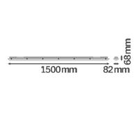 Luminaria antihumedad DP S 1500 46W 840 IP65 GY 4058075541986
