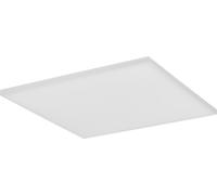 Luminaria de panel OSRAM Planon, sin marco, de color blanco, con tecnología LED avanzada, 40 W, forma cuadrada (600 x 600 mm), luz de color blanco cálido a 3000 K, carcasa de aluminio