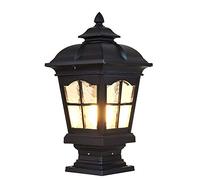 Luminaria de Poste LED de Aluminio Fundido con Base de Montaje para Poste de jardín al Aire Libre, Montaje en Poste, Garaje, pabellón, Patio, iluminación