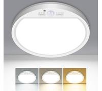 Luminaria de techo LED con sensor de movimiento, funcionamiento inalámbrico. Sistema de iluminación interior LED de alta nergética, con función de temporizador e instalación desplazable. L