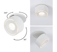 Paulmann Spircle lámpara de techo 1x8 W blanco 93372