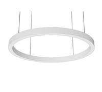 Luminaria LED Circular OSRAM de 600/900/1200 mm con 100 lm/W, Alta Eficiencia y Ra > 90 para Oficinas y Comercios White