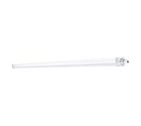 Luminaria LED compacta, resistente a la humedad, modelo FR, carcasa de policarbonato, grado de protección IP66, longitud de 1500 mm, potencia de 34/50 W, flujo luminoso de 4200/6100 lm, temperatura de