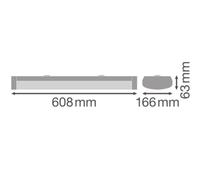 Luminaria LED inteligente LN SF 600 ZB P 18W 830 W 4099854515170