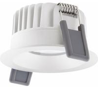 Luminaria LED Vestavné LEDVANCE, 8W, regulable, IP44, 2700K, color blanco, índice de reproducción cromática (CRI) > 90