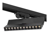 Luminaria Lineal de Carril LED Trifásico Epistar 5054 12W 1200Lm CCT (Tonalidad Luz Regulable) TRIAC [1916-TL-12W-3F-CCT] | Greenice