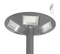 Luminaria Solar LED 150W 15000Lm 4000ºK IP67 Panel: 6V 18W Batería: 3,2V 15000MaH Gris | Greenice
