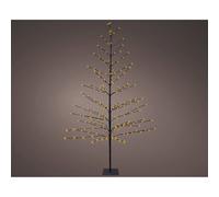Árbol iluminado con 232 led de luz cálida, 1,80 m