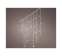 Lumineo cortina led icicle lights parpadeante 5,8m 240 leds luz fria