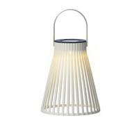 Lumineo Farol solar para jardín y balcón - Lámpara LED colgante 14 x 18 cm, plástico