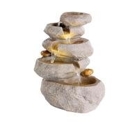 Lumineo Fuente de Poliresina Gris 18 x 23 x 35 cm