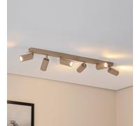 Luminex Downlight Link, beige, longitud 90 cm, 6 luces.