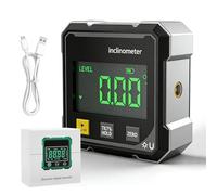 Luminis Precision X1 - Medidor de ángulo digital con medidor de ángulo digital magnético de 4 lados, pantalla LCD para carpintería