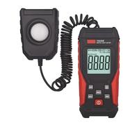 Luminómetro Medidor De Luz Digital Medidor De Iluminancia Lux con Registro 0~200.000 Rango De Medición Sensor Flexible Probador De Luz(TA630B)