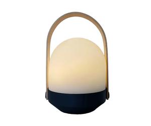 Lumisky AURA Lámpara portátil inalámbrica con LED blanco cálido regulable y mango de bambú