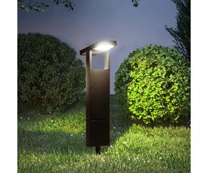 Lumisky Juego de 2 luces solares para caminos LED blanco cálido resistentess al agua