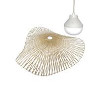 Lumisky Lámpara Colgante Laia Nomad En Bambú Natural Estilo Bohemio Con Bombilla Led Nómada