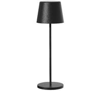Lumisky Lámpara de mesa inalámbrica Kelly Black - Aluminio negro, LED blanco regulable, 38 cm