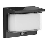 Lumisky - Lámpara de pared solar con sensor de movimiento ZEANY LED blanco frío (15 cm)