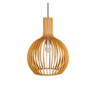 Lumisky - Lámpara de techo de madera con montura eléctrica E27 H45 cm