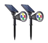 Lumisky Lote de 2 focos solares proyector 100LM 2x SPIKY C34