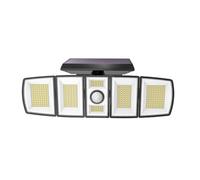 Lumisky Proyector Solar LED Potente ANDOVER XL - Luz blanca fría con sensor de movimiento, ancho 31 cm, ideal para proteger jardín, terraza y exterior