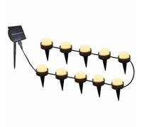 Lumisky SOLIRAY 10 mini focos solares LED blanco cálido