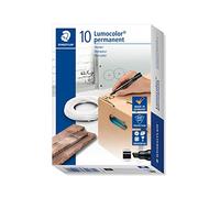 Lumocolor 350-9 - Pack de 10 rotuladores | de 2,0-5,0 mm, resistentes al borrado en casi todas las superficies - resistentes al agua - N.º de art. 350-9